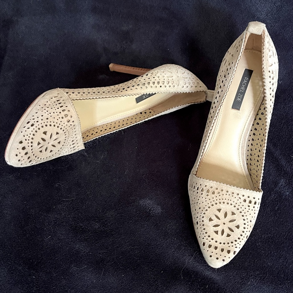Rachel Zoe Valentina suede pumps